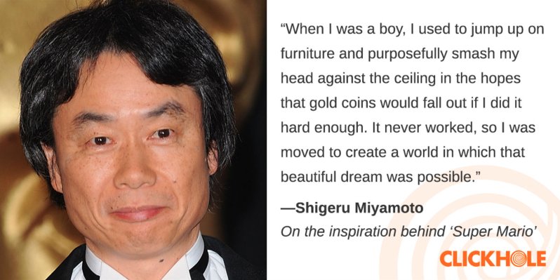 Please Stop This - quote by Shigeru Miyamoto - 9GAG