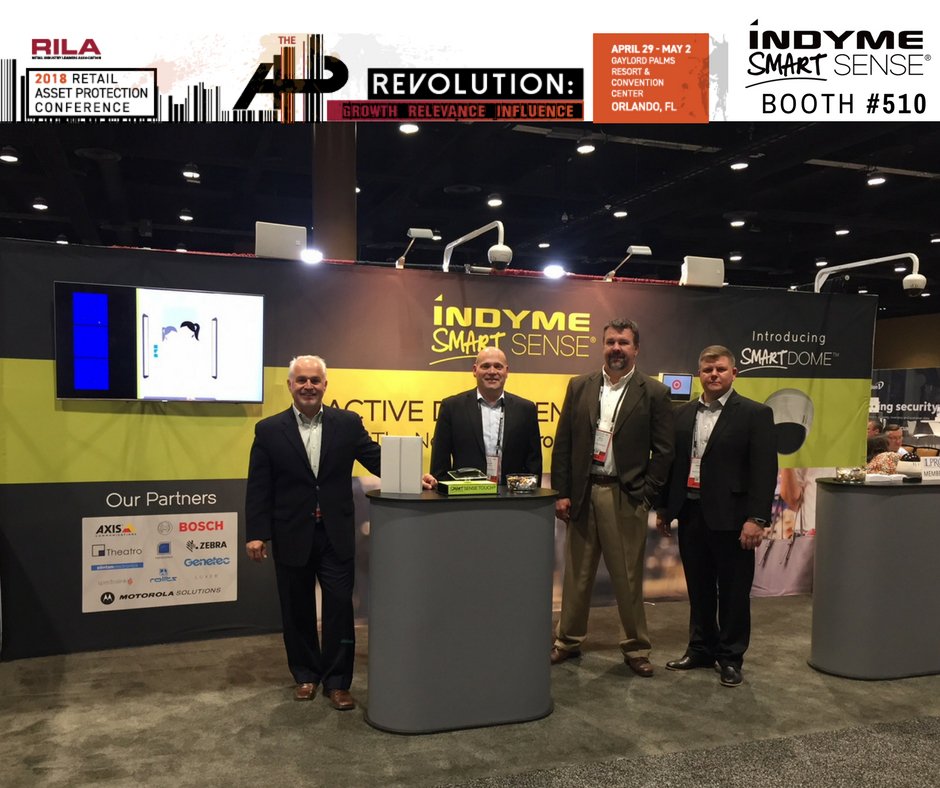 IndymeLLC's tweet image. @IndymeLLC Team, Joe, Philip, Bill and Aaron, representing Indyme at #RILAAP #Indyme #RetailAssetProtection #RILA2018
