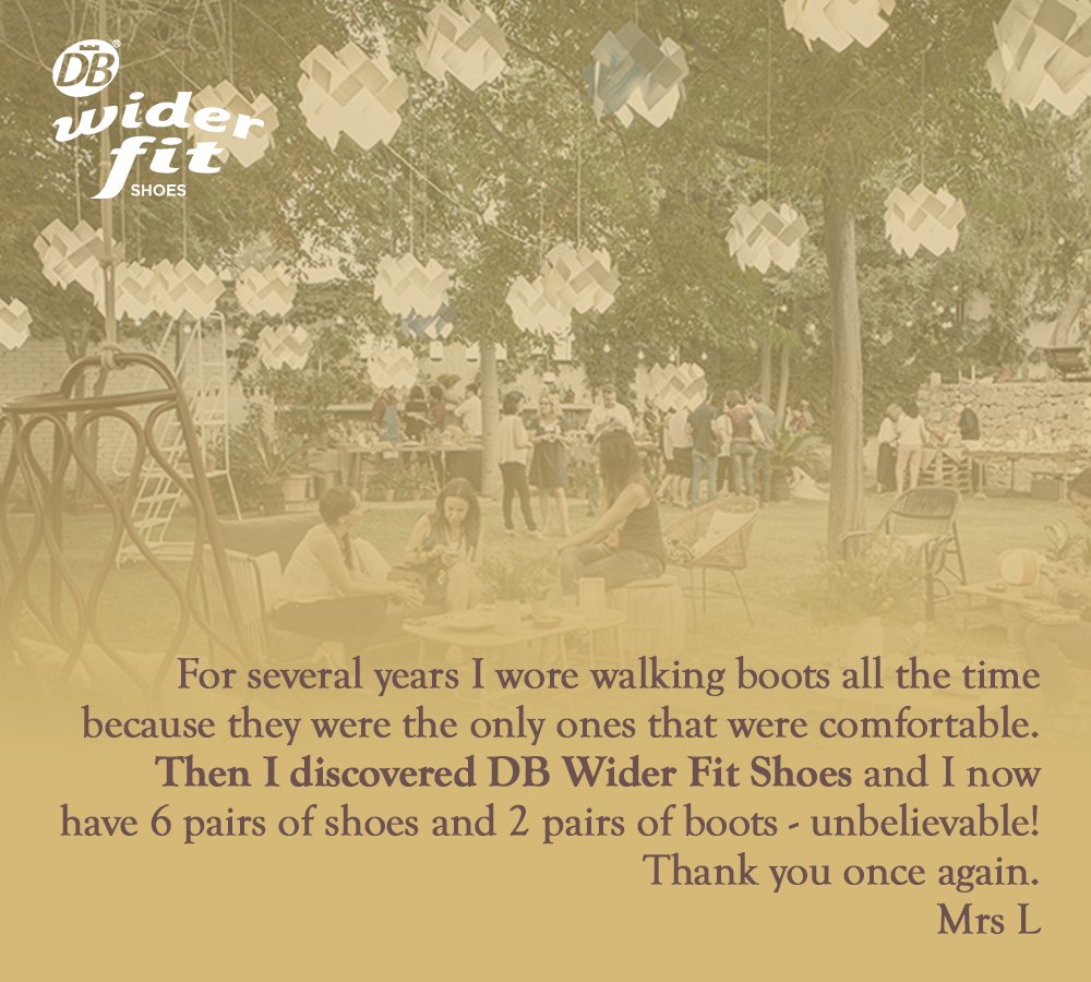 WiderFitShoes's tweet photo. Thank you to loyal customer, Mrs L, who now has 6 pairs of our shoes and 2 pairs of boots, having discovered us following years of discomfort. We're so happy to be able to help.

Find out what more of our customers are saying at https://t.co/uTJtxjGMkO https://t.co/7tXHGT0TFZ