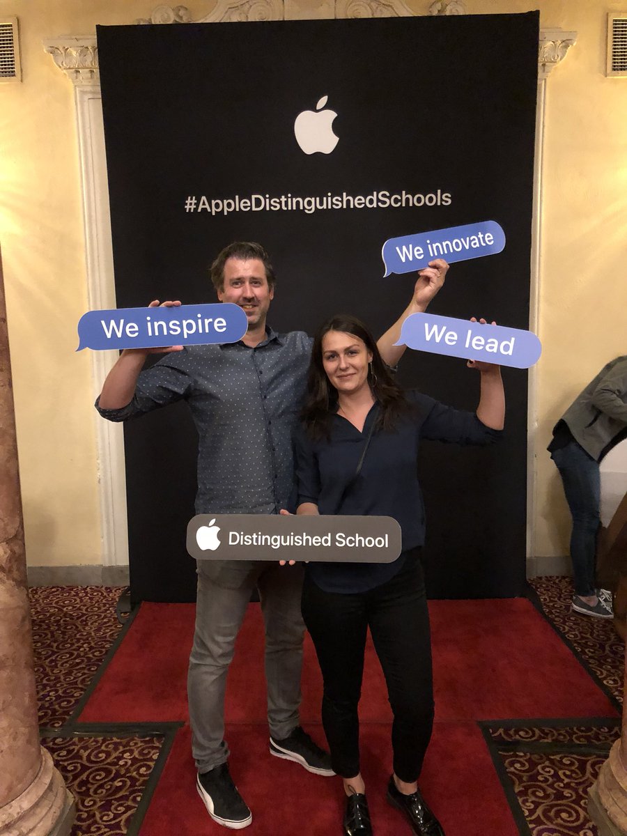 Let’s go! #innovate #inspire #lead #AppleDistinguishedSchools @stenkulaskolan