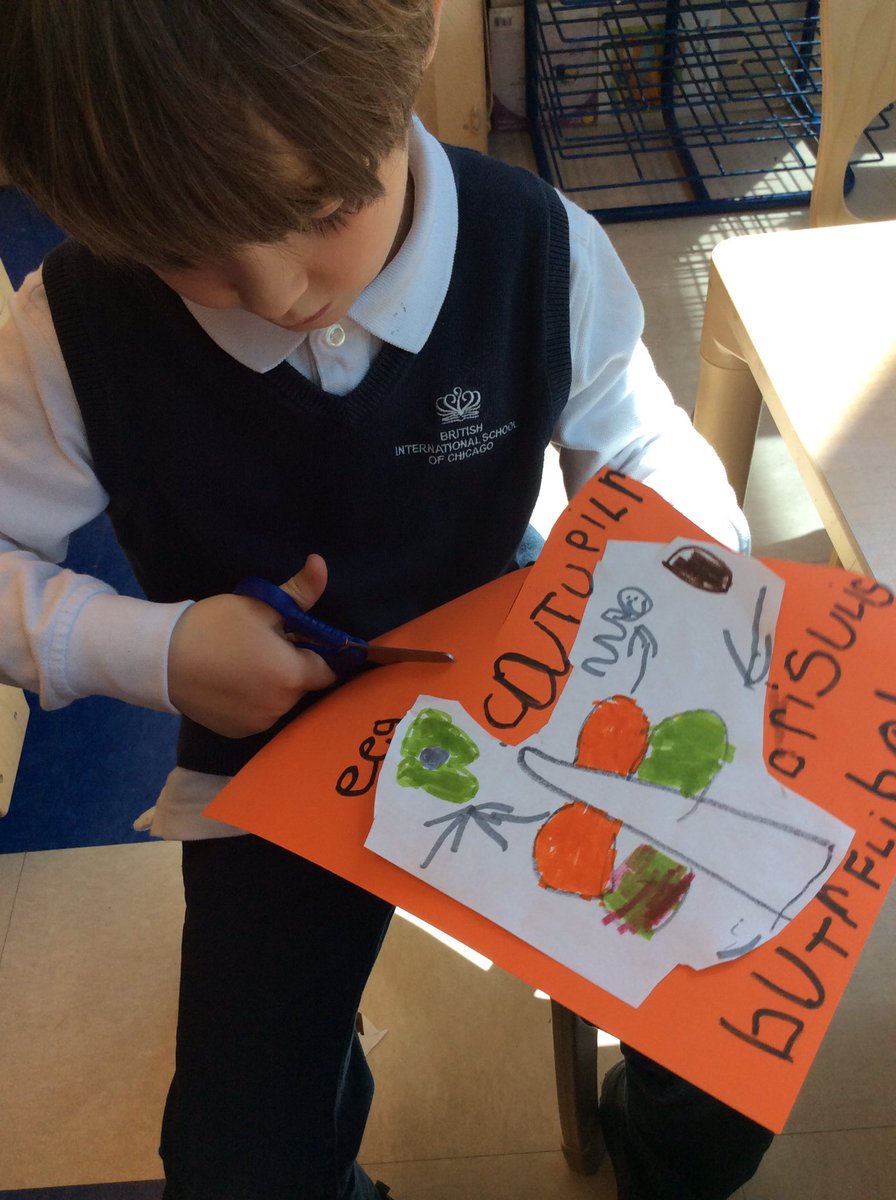 BISCLPReception's tweet photo. The #BrilliantBadgers have been observing our caterpillars 🐛carefully and applying their new understanding of the life cycle of a butterfly. Can you spot the four main stages in these wonderful creations? @The_IEYC #BISCLPReception #thebrilliantbugball 🦋 https://t.co/bkmQTiZzQG