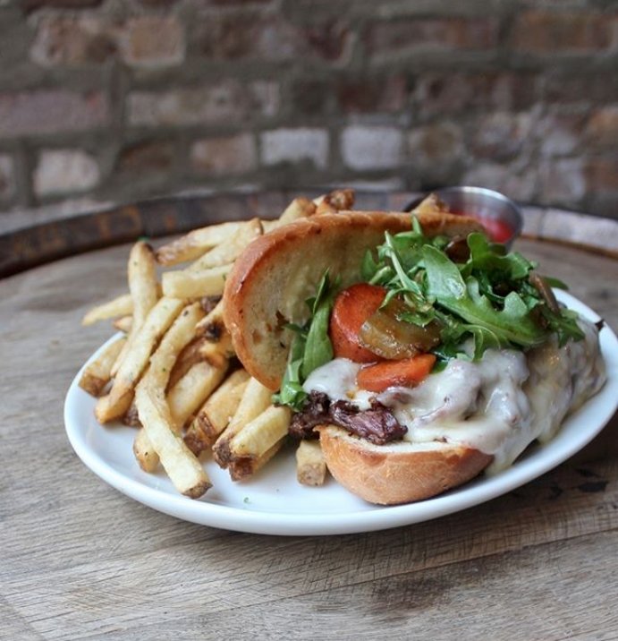 ChiPublicHouse's tweet photo. Celebrate @beardfoundation's #EatsWeek with our Oxtail Cheesesteak available through May 7th! #JBFEatsWeek #JamesBeard #JBFA #JBEatsWeek https://t.co/8goCXigGQX https://t.co/MCOblBwDDM