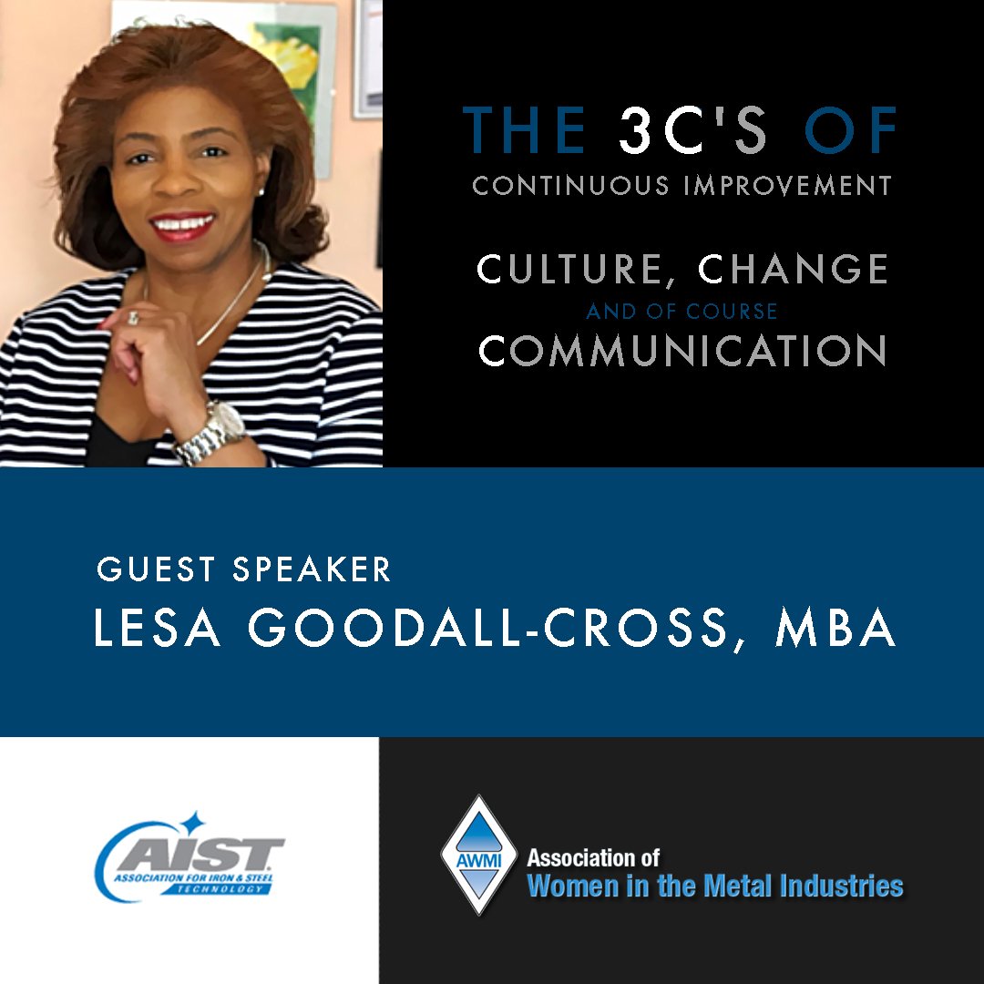 AWMIToronto's tweet photo. AWMI Joint Dinner Meeting with AIST - "The 3C's of Continuous Improvement: Culture, Change and of course Communication" - May 31st, 2018 - https://t.co/ps62Bdo14c https://t.co/zKcXQdeDx4