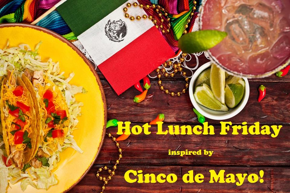 Tomorrow is hot lunch Friday. Trust me when I say you do not want to miss it!! Be here at the end of period 2 before Bentley and Sean eat it all!😃