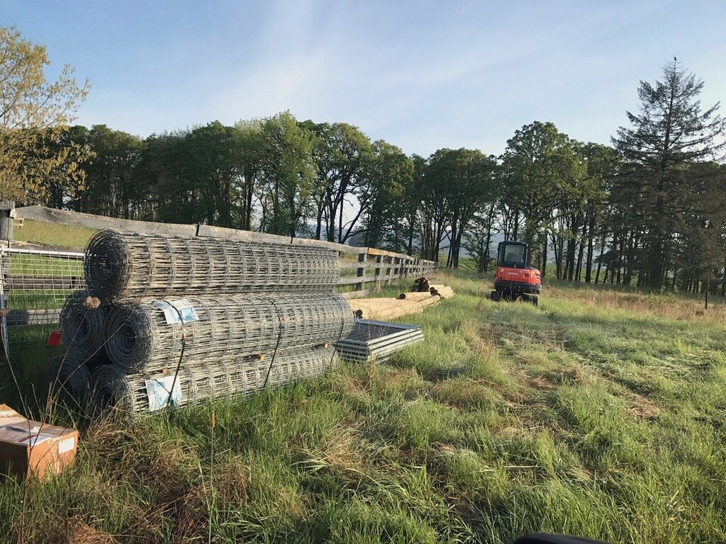 #deerfence.  It's happening.