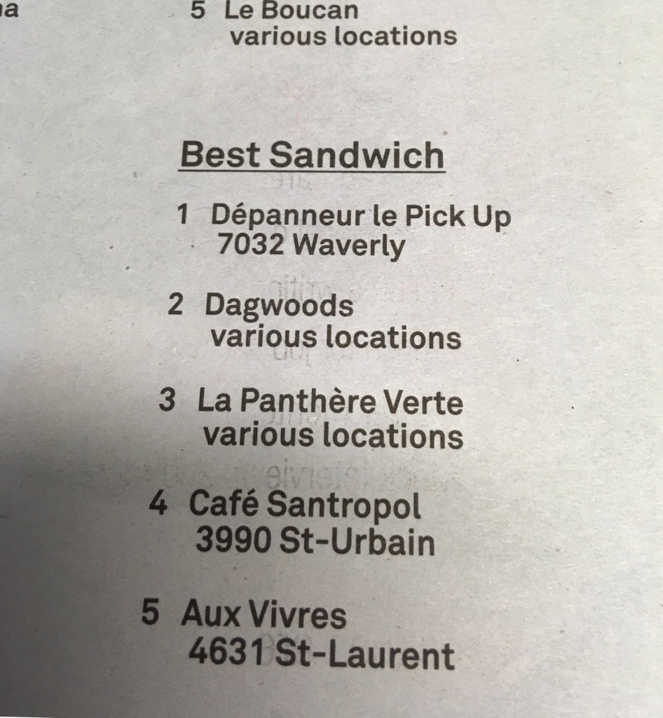 dlpu's tweet image. Hey Montreal - THANK YOU for voting us the Best Sandwich (and #3 on the list of Best Cheap Eats) in the annual @CultMTL poll! We really appreciate it!