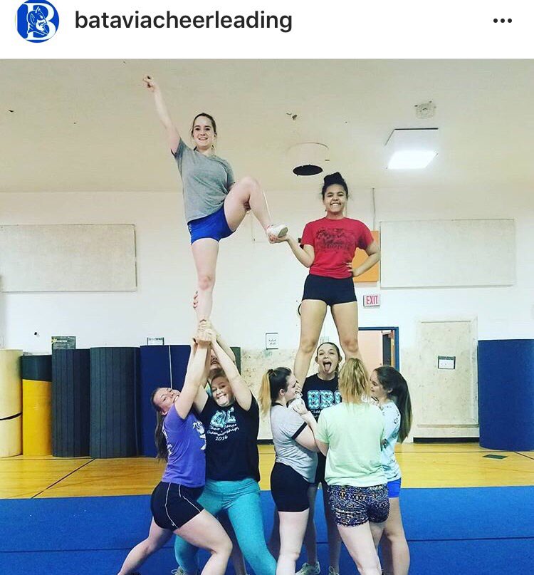 kjohnsonopms's tweet photo. Missed this group of weirdos! ๐Come to open gym next Thursday to hone on your skills, workout, and have some laughs. #guranteedlaughs #bhscheer #cheerdevils #bmspride https://t.co/vcbT88VsiQ