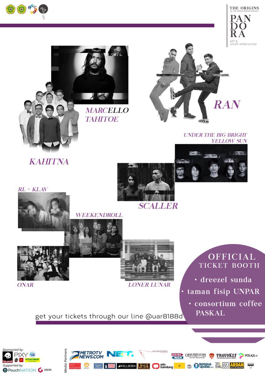 H-2 to Pandora! Go secure your tickets through our LINE OFFICIAL @uar8188d or find our ticketing partners or check on our bio Instagram @parahyanganproject 💕