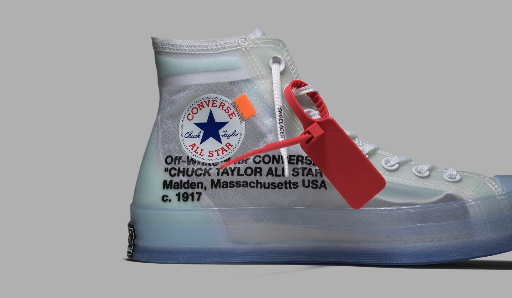 Goat converse top off white