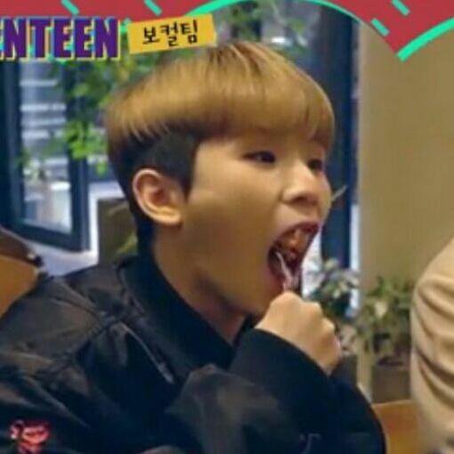 Soonhoon eat aggressively. I'm not saying they eat each other aggressively too but who knows rite? 