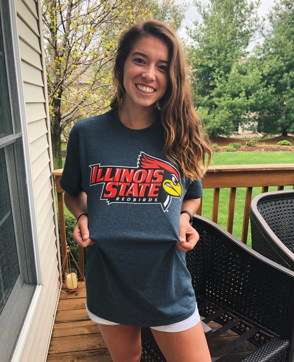 LaurenHerrig's tweet photo. I’m very happy to announce my commitment to Illinois State University to continue my academic and athletic career💛❤️special thank you to my family, coaches, friends, and my awesome teammates for supporting me through this journey!  #goredbirds https://t.co/TqrAFRLn0d