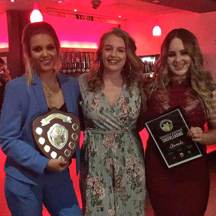 WildcatsTees's tweet photo. So last night cheer walked away from the Annual AU Awards with 2 wins!! 🏆
✨NON-BUCS TEAM OF THE YEAR✨

and 

✨GOLD TOP PERFORMING CLUB✨

Thank you to all that nominated us! We had a fabulous night! GO WILDCATS 🐾 https://t.co/trbcdMQueW