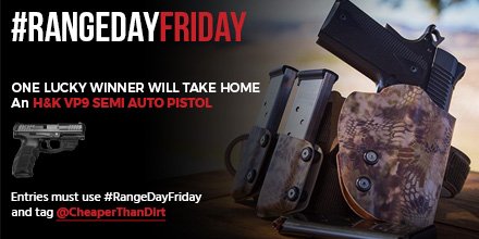 cheaperthandirt's tweet photo. Before you start submitting those #RangeDayFriday pics tomorrow, we've added an additional rule. You now also need to tag us in your posts using @cheaperthandirt. Don't worry, if you've already submitted a picture this month, it still counts. https://t.co/wh8cu1f17X https://t.co/mQlFfZqvVc