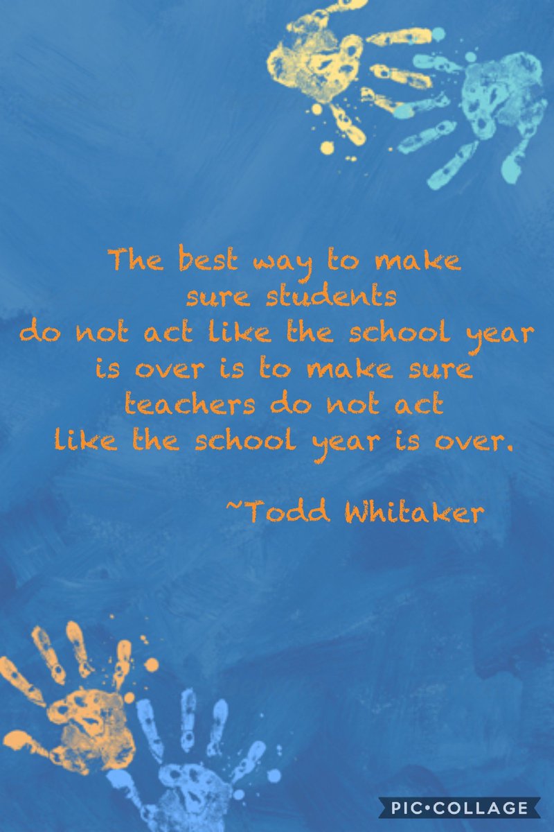 Miss_D_Valenti's tweet photo. I was recently inspired by this tweet from @ToddWhitaker &amp; have planned accordingly. Today in their free time my kiddos couldn't decide if they wanted to work more on their math project or on science. We are going to #FinishStrong!  #KidsDeserveIt #BetheOne #TLAP https://t.co/pMt5XFLSqK