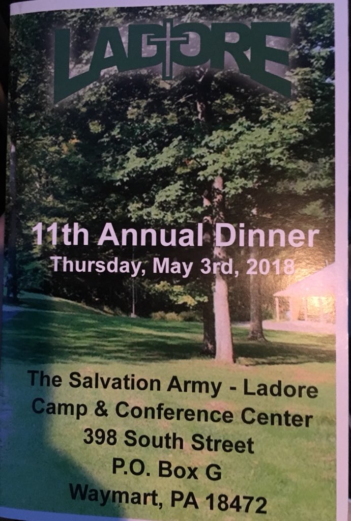 AndrewSeder's tweet photo. A packed house @SalvationArmyUS Camp Ladore in #Waymart to honor local leader and historian Jane Varcoe. An truly dedicated member of society and our community who has devoted her life to the public good. What a privilege to represent @SenLisaBaker tonight and to fete Jane. https://t.co/gm3I6FxgKR