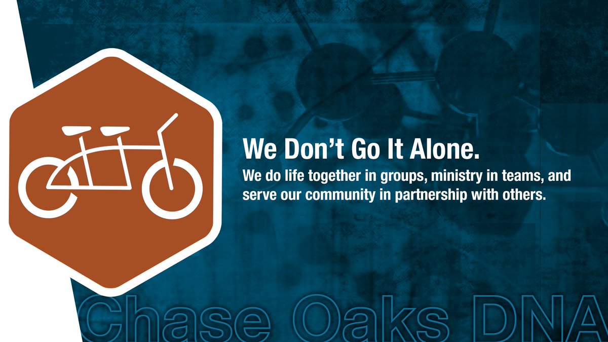 chaseoaks's tweet photo. Chase Oaks DNA: "We Don't Go It Alone." As Chase Oakers, we do life together in groups, ministry in teams, and serve our community in partnership with others. Check out these AWESOME GROUPS!  Life Groups:https://t.co/hXt4SKfVx4 |Established :https://t.co/IB1yzzYYuj https://t.co/RUZzh45xQW