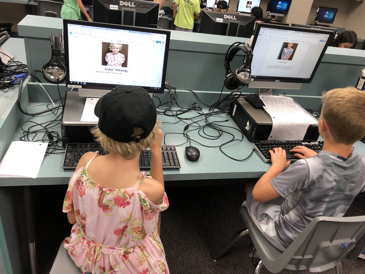 mrsCooperWHE's tweet photo. To end our Literary NonFiction review and to begin our Expository review, we wrote autobiographies! Then learned how to upload and resize pictures in #GoogleDocs before typing final drafts.
#mbebears @HumbleISD_MBE #HumbleTILT #Htilt https://t.co/Pq59KLZwXF