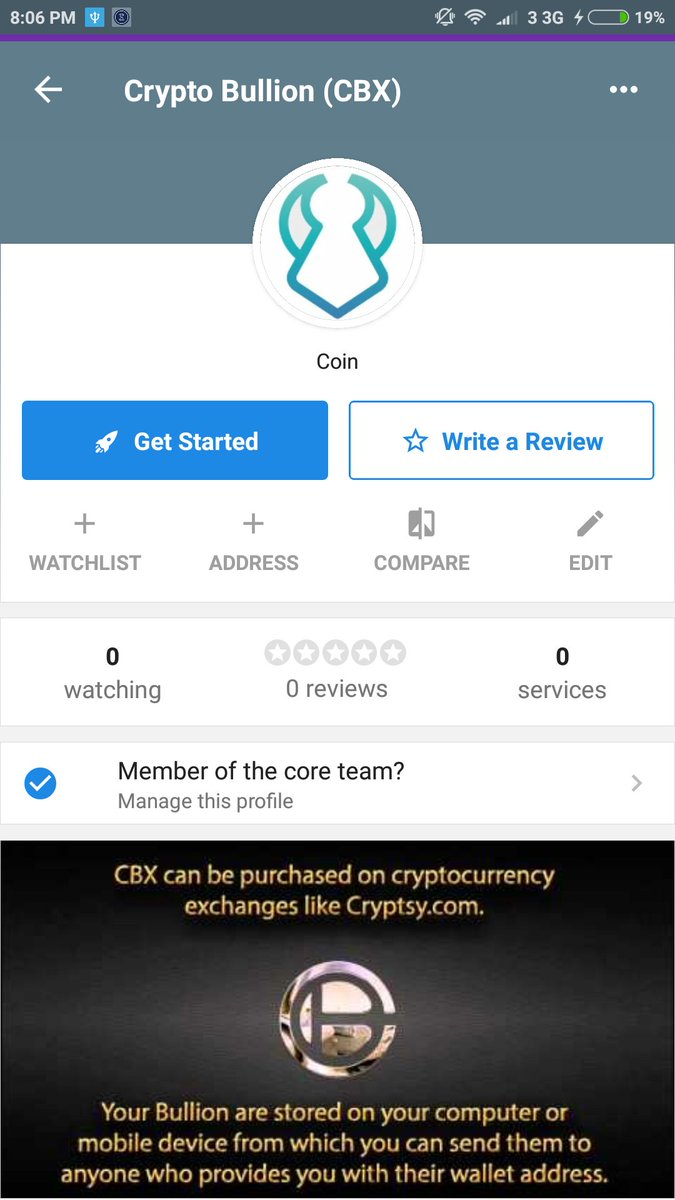 CheddurTeam's tweet photo. We added @CryptoBullionX $CBX to the @CheddurApp! #Cryptobullion is a #cryptocurrency emulating the properties of #gold! Use the #Cheddur app to learn about the project, keep an eye on the price, review it, and accept #CBX donations! #wealth https://t.co/Ar578oY9aq