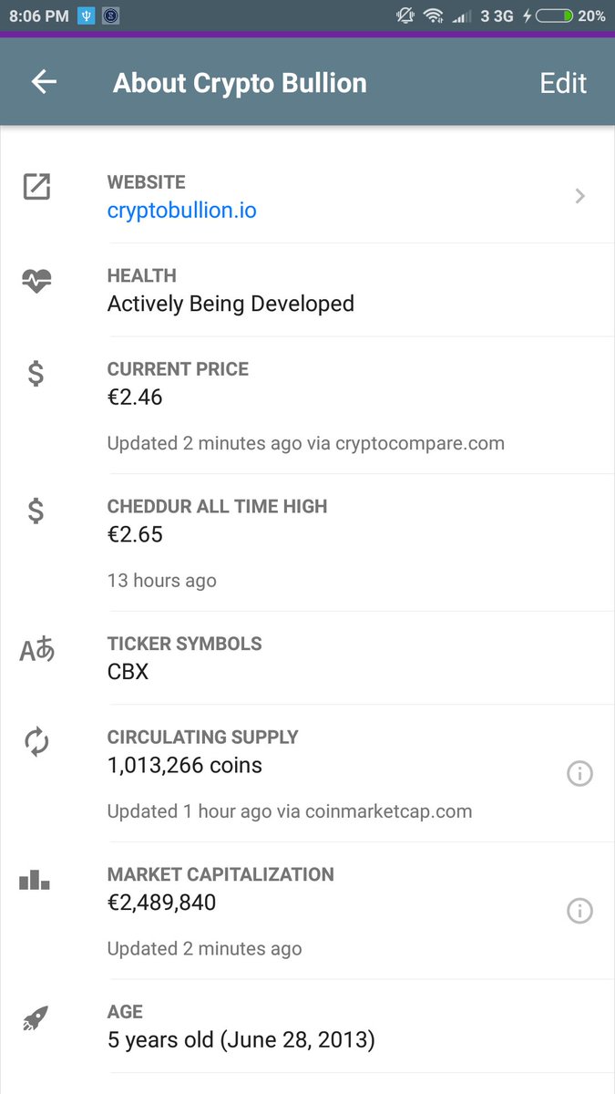 CheddurTeam's tweet photo. We added @CryptoBullionX $CBX to the @CheddurApp! #Cryptobullion is a #cryptocurrency emulating the properties of #gold! Use the #Cheddur app to learn about the project, keep an eye on the price, review it, and accept #CBX donations! #wealth https://t.co/Ar578oY9aq
