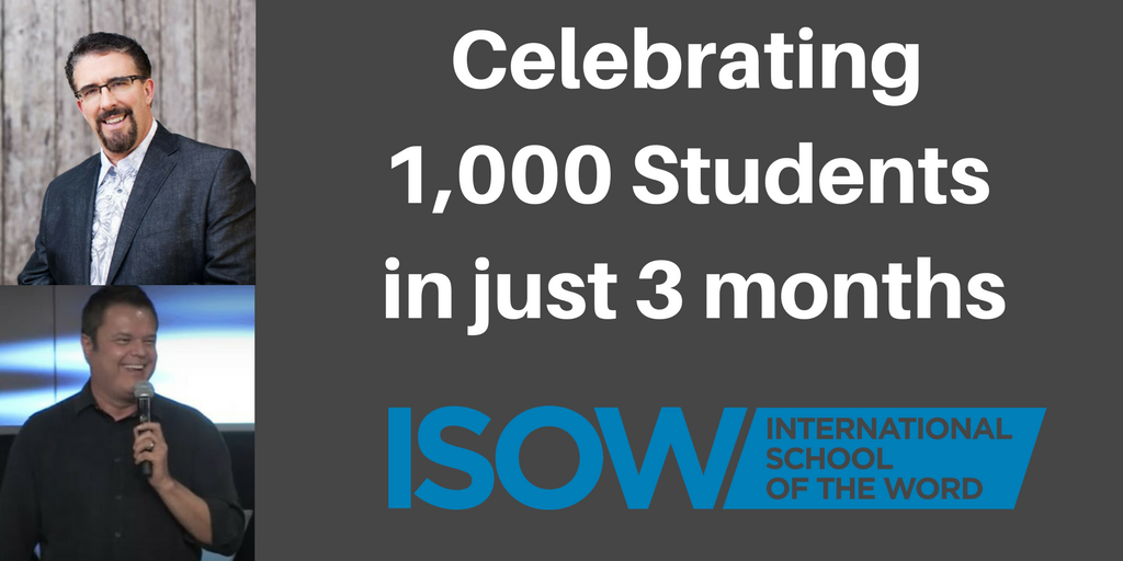 ISOWConnect's tweet image. Please celebrate with us by sharing the good news! #ISOW #PerryStone #BryanCutshall #BibleCollege