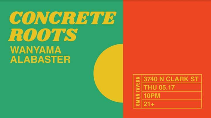 2 weeks away <a href="/GmanTavern/">Gman Tavern</a> in Wrigleyville w/#Wanyama and #alabaster. Come though!
#ChiTownReggae #ChicagoReggae #ThirstyThursday