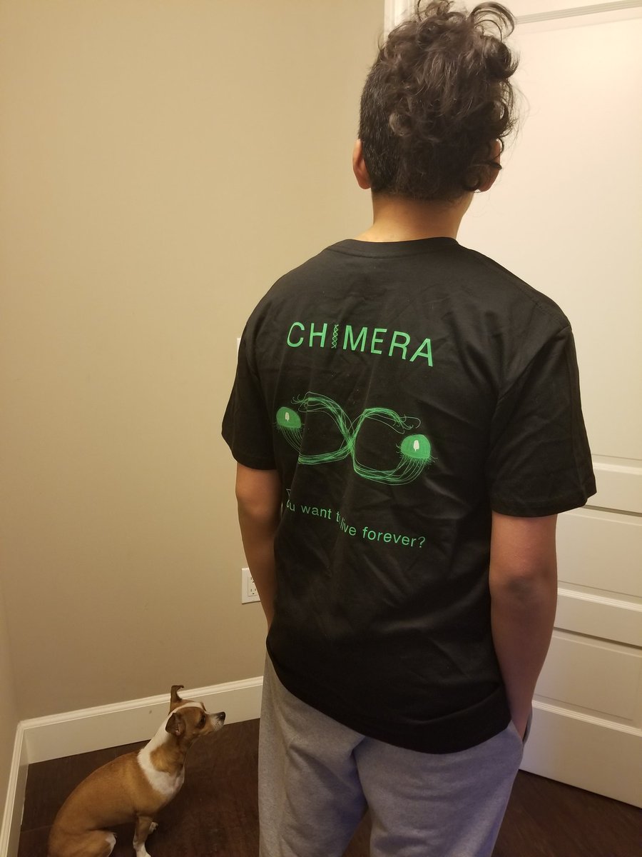 Don't forget to get your Chimera shirts! Email your RottenTomatoes and IMDb reviews to chimera@chimerathemovie.com with your name, address &amp; size (M/L/XL) - use subject heading "Chimera T-Shirt"! We can ship anywhere within the US! Check out our Miles modeling below😁 #ChimeraKru