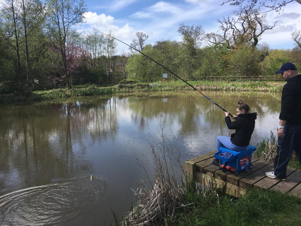 EdgeNorthfield's tweet image. In another new innovation, we have introduced fishing into our KS3 curriculum. Students made their debut today at Alvechurch Fisheries and did us proud! #shapingfutures #apfree