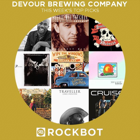 This Week's Top <a href="/GetRockbot/">Rockbot</a> Picks at devour brewing company : rockbot.com/venues/devour-…