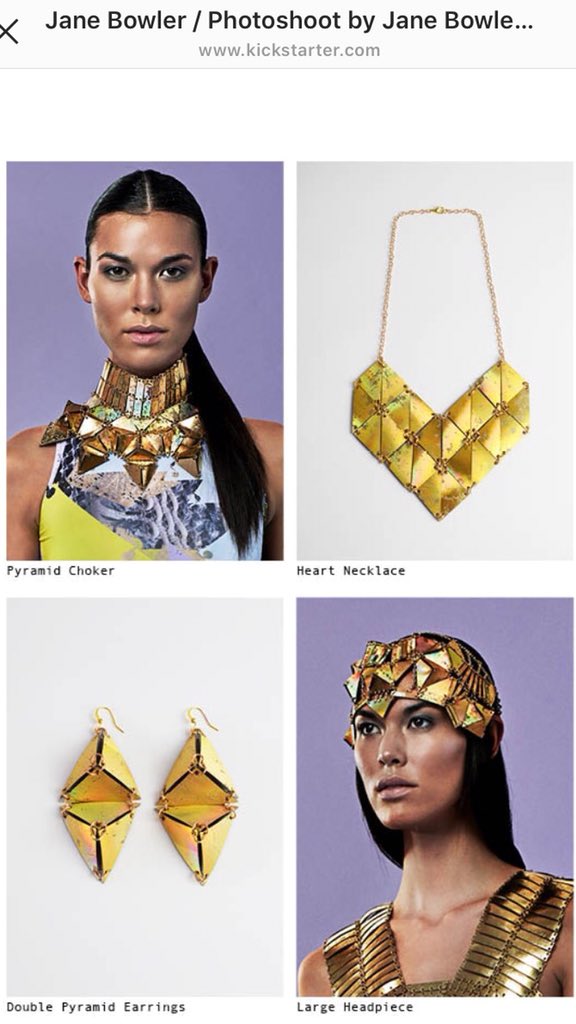 Fund the <a href="/JaneBowler/">Jane Bowler</a> @kickstarter campaign in return for hand crafted accessories 👉🏻 kickstarter.com/projects/janeb… #Kickstarter