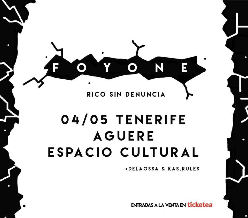 hiphopcanario's tweet photo. Este fin de semana el poder adquisitivo de las islas subirá.

#RicoSinDenuncia viene a sonar de la mano de @FoyoneS

Le tendremos en #Tenerife mañana día 4 en el @aguerecultural y el sábado 5 en #GranCanaria en @pasalosotavento

Nos acompañan @delaossapicasso junto a #KASRules 🎖 https://t.co/Y2WOmwIOHY