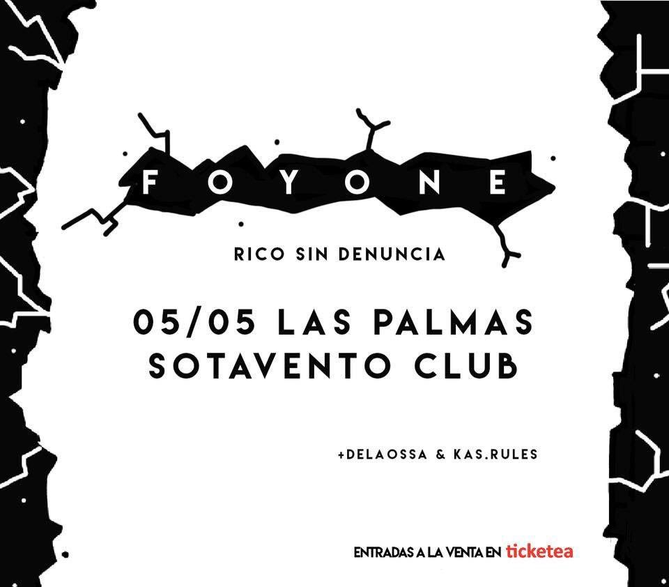 hiphopcanario's tweet photo. Este fin de semana el poder adquisitivo de las islas subirá.

#RicoSinDenuncia viene a sonar de la mano de @FoyoneS

Le tendremos en #Tenerife mañana día 4 en el @aguerecultural y el sábado 5 en #GranCanaria en @pasalosotavento

Nos acompañan @delaossapicasso junto a #KASRules 🎖 https://t.co/Y2WOmwIOHY
