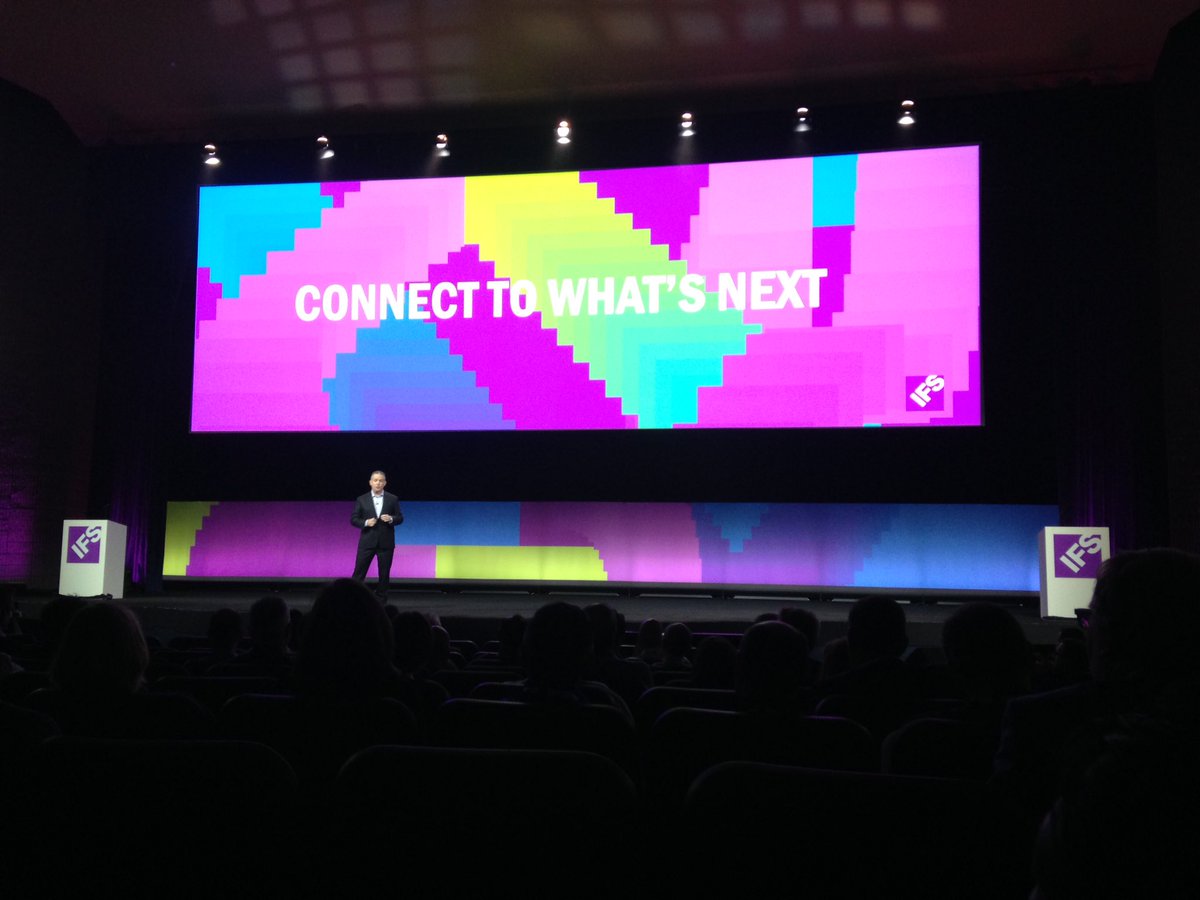 dk_scm's tweet photo. "The proximity to our customers is what makes the difference. It'a a bit like a marriage; ups and downs but mostly good times and 100% commitment" said @IFSworld CEO @darrenroos concluding the #IFSWoCo18 Thanks for three great days! #dkscm https://t.co/2ZG20Wp7MC