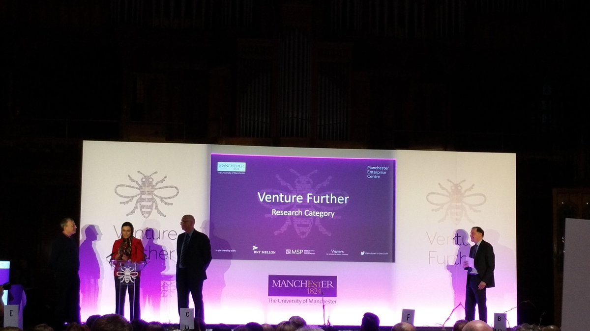 Laura_Etchells's tweet photo. Congratulations to #UrbanChain @SomayehTaheri winner of the #venturefurtherUoM research category @EnterpriseMCR @UMIPnews #InnovationOptimiser https://t.co/ZwYYoaw3ZS