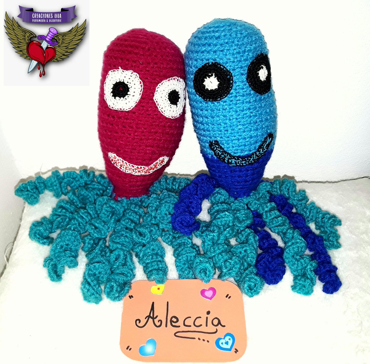 CreacionesLila1's tweet image. Pulpitos realizados al Crochet . 
A pedido de #Aleccia @clotaquin 🐙💗🐙 
#Pulpitos #Crochet #bebés #Artesanias #CreacionesLila by @IvanaBeatrizBal