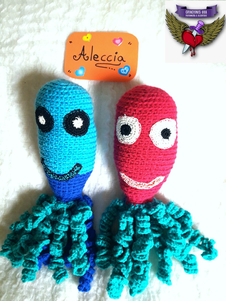 CreacionesLila1's tweet image. Pulpitos realizados al Crochet . 
A pedido de #Aleccia @clotaquin 🐙💗🐙 
#Pulpitos #Crochet #bebés #Artesanias #CreacionesLila by @IvanaBeatrizBal