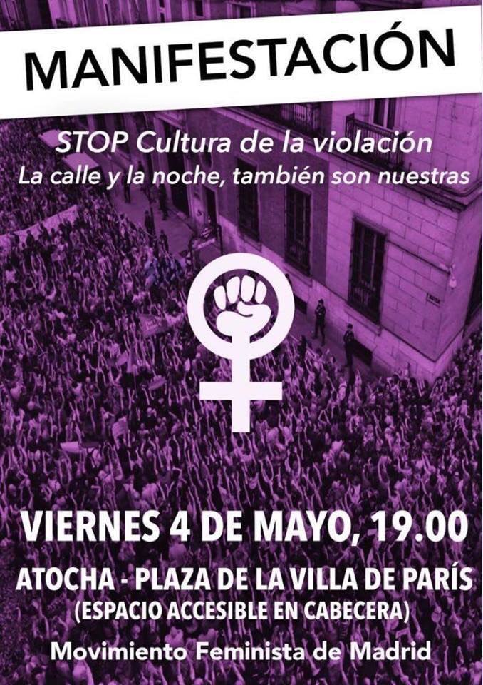 EmpoderarteAIMA's tweet photo. STOP Cultura de la Violación, YO SI TE CREO. #YoSiTeCreo4M
Porque el patriarcado nos está mostrando su peor cara, su violencia y su agresividad contra todas nosotras. Porque es violación y no agresión. Por sus derechos y por los de todas nosotras, de nuevo a la calle! 👊 https://t.co/5xgXsYbSnm
