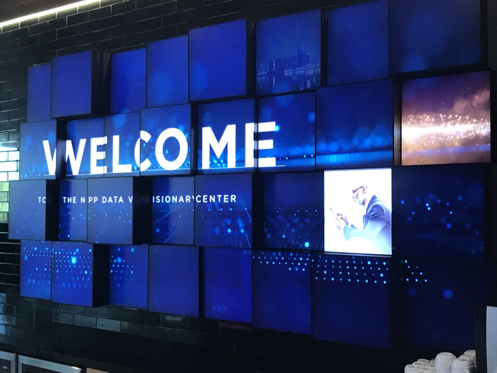 NetApp's tweet image. #NetAppDVC celebration with employees kicks off with our Visionary Data Center (VDC) grand opening