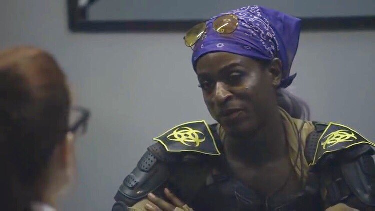 MsHeidiCox's tweet photo. #TBT to last June when I locked @jakepaul in a cage and got to play the interrogator to the sweet and funny 😘@milesjai in @youtube Red #series #FightofTheLivingDead directed by Kevin Abrams
#webseries #FOTLD #YOUTube #womeninfilm #villain #redhead #tv #youtubered #doctor #conOp https://t.co/xbjLfdowJX