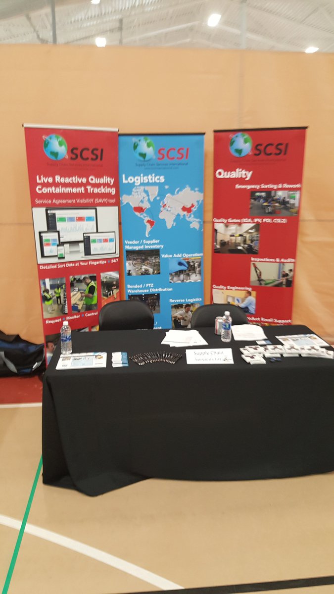 SCSI was proud to exhibit at the Elite Students Job Fair at the Peoria RiverPlex today. Thank you to all who stopped by to learn about Quality, Containment and Logistics careers at SCSI! #supplychainservices #supplychaincareers #vmi #logistics #containment #qualityservices