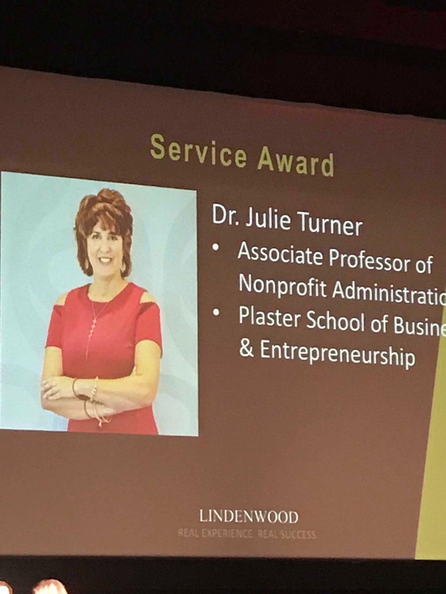 Travelingtchr's tweet photo. Congratulations, Dr. Julie Turner! @LindenwoodU https://t.co/qCXDwwUpco