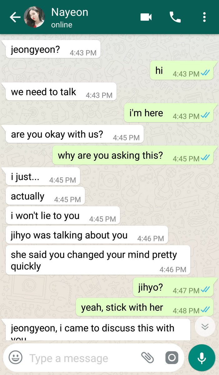 [jeongyeon/nayeon] talk