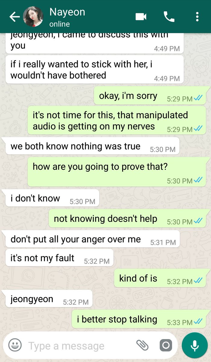 [jeongyeon/nayeon] talk