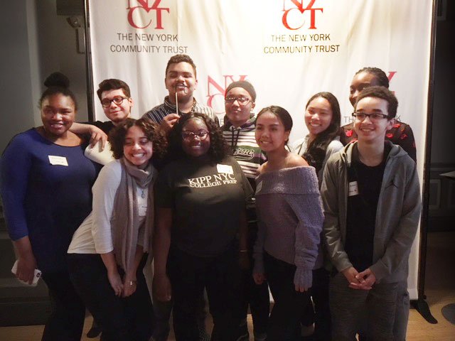 ypcofnyc's tweet photo. We are grateful to @NYCommTrust for the incredible opportunity provided to our #VanLier Fellows! On Monday, our choristers mingled with their peers and listened to thoughtful advice from successful artists Saya Woodfalk and @Chavezsayz as part of Van Lier Fellows Convening 2018. https://t.co/jHfybuVXf5