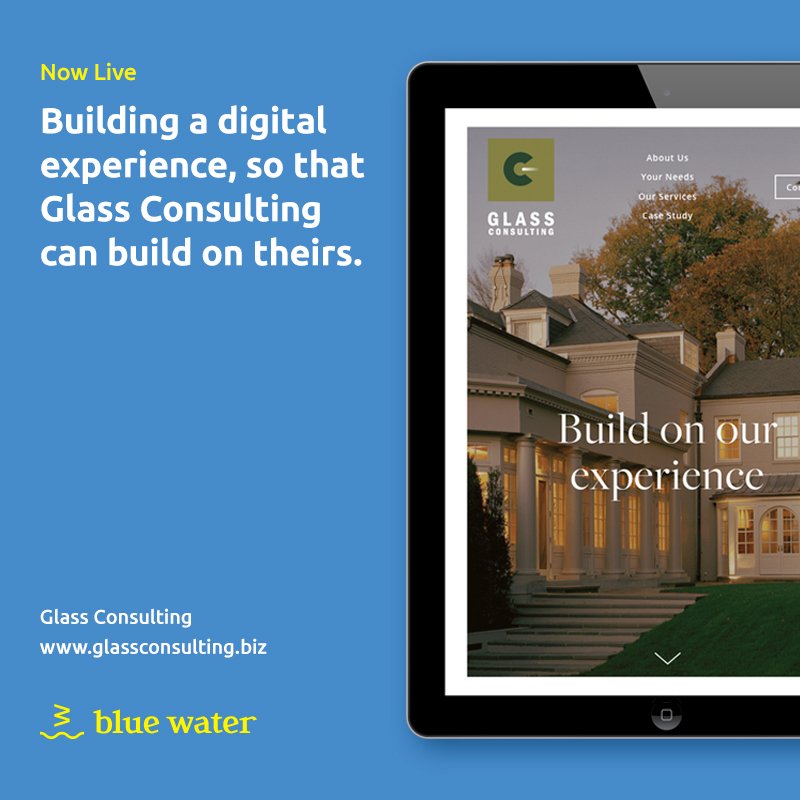 BlueWaterDC's tweet image. Building a digital experience, so that Glass Consulting can build on theirs.
The new Glass Consultancy digital experience is now live. glassconsulting.biz  

#digitalagency #bluewaterdc #digitalexperience #dcagency #dcwebdesign #experienceagency