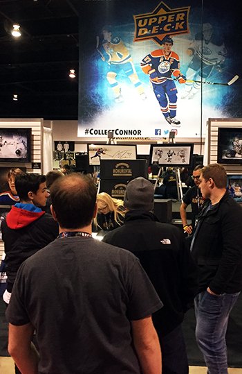 UpperDeckSports's tweet photo. Just one more day until the @sportcardexpo in Mississauga! See what Upper Deck has planned: https://t.co/yDys1rhgah #Collect #TheHobby #SportCardExpo #SpringExpo https://t.co/h5jUaUoWC5