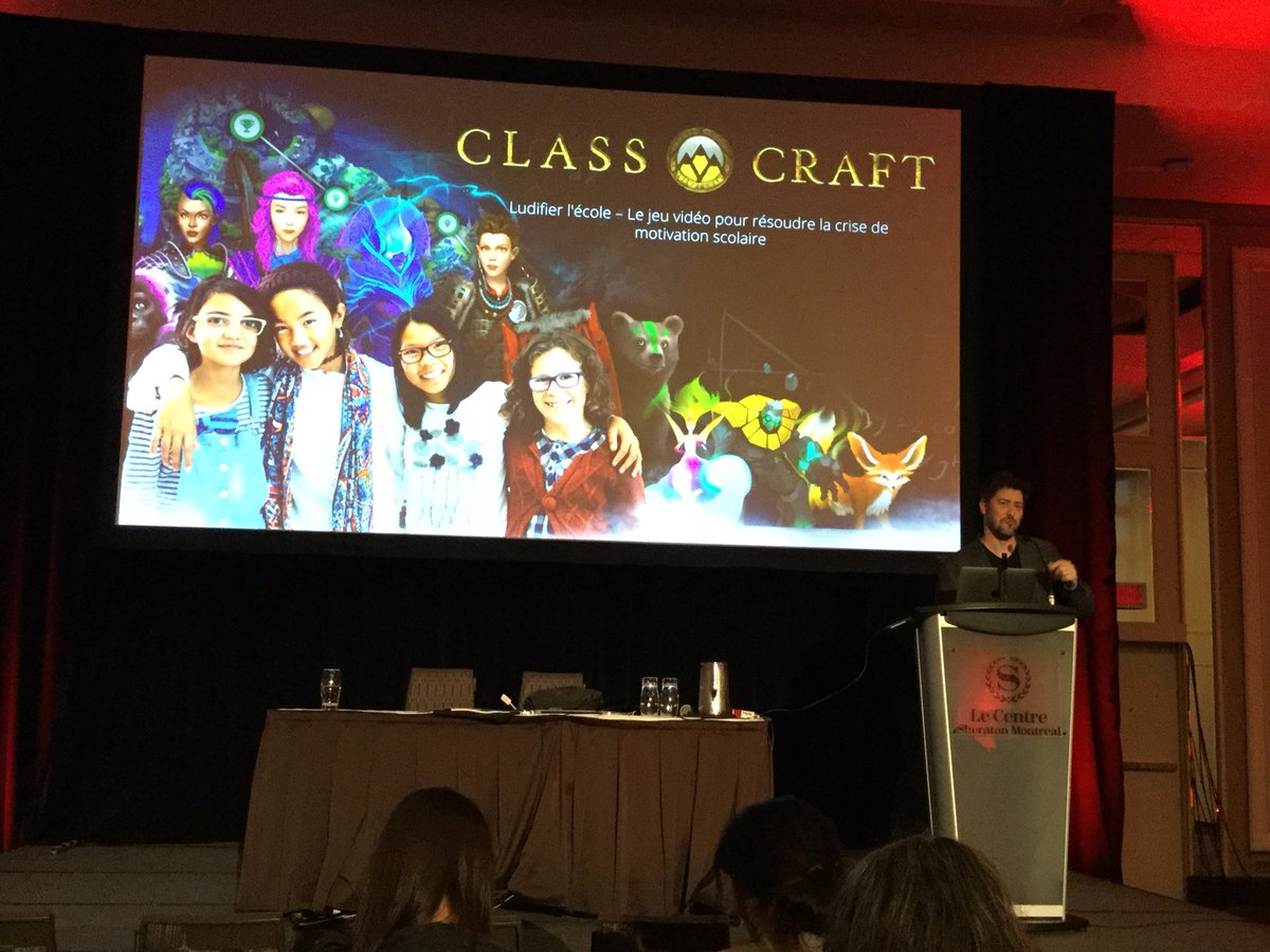 Jugag74's tweet photo. Classcraft au Sommet numérique, tout simplement génial! Super application ludo-pédagogique!👍🏼 #sommet18 https://t.co/d98aqZgcis