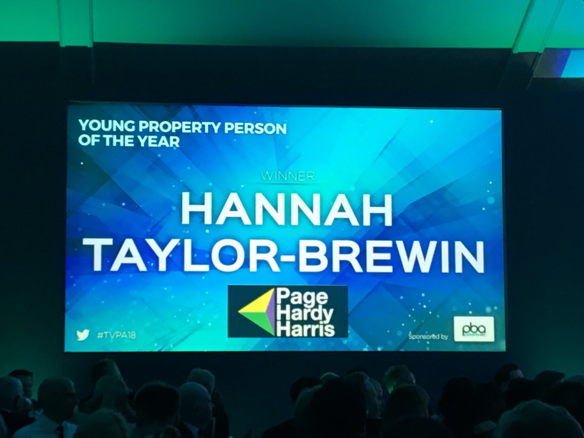 tomevans1's tweet photo. Huge congratulations Hannah!! @PageHardyHarris #TVPA18 https://t.co/pudlLJWEq5