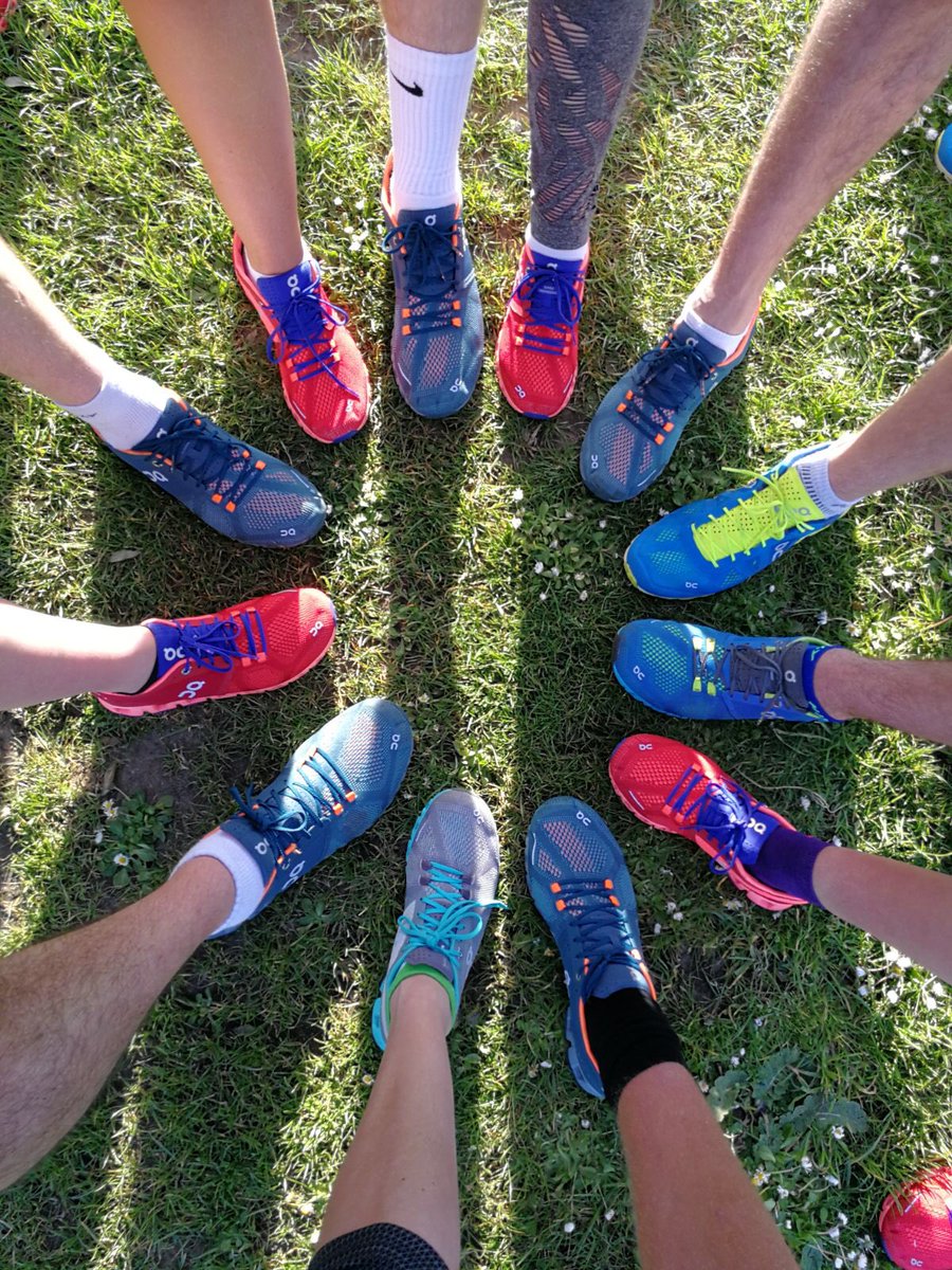 FletcherSports's tweet photo. Beautiful evening with @on_runningUK for a #runningremixed event trying out the Cloud X shoes. Thanks to all that came along. #onrunning #runonclouds https://t.co/ROsVvXZRyf