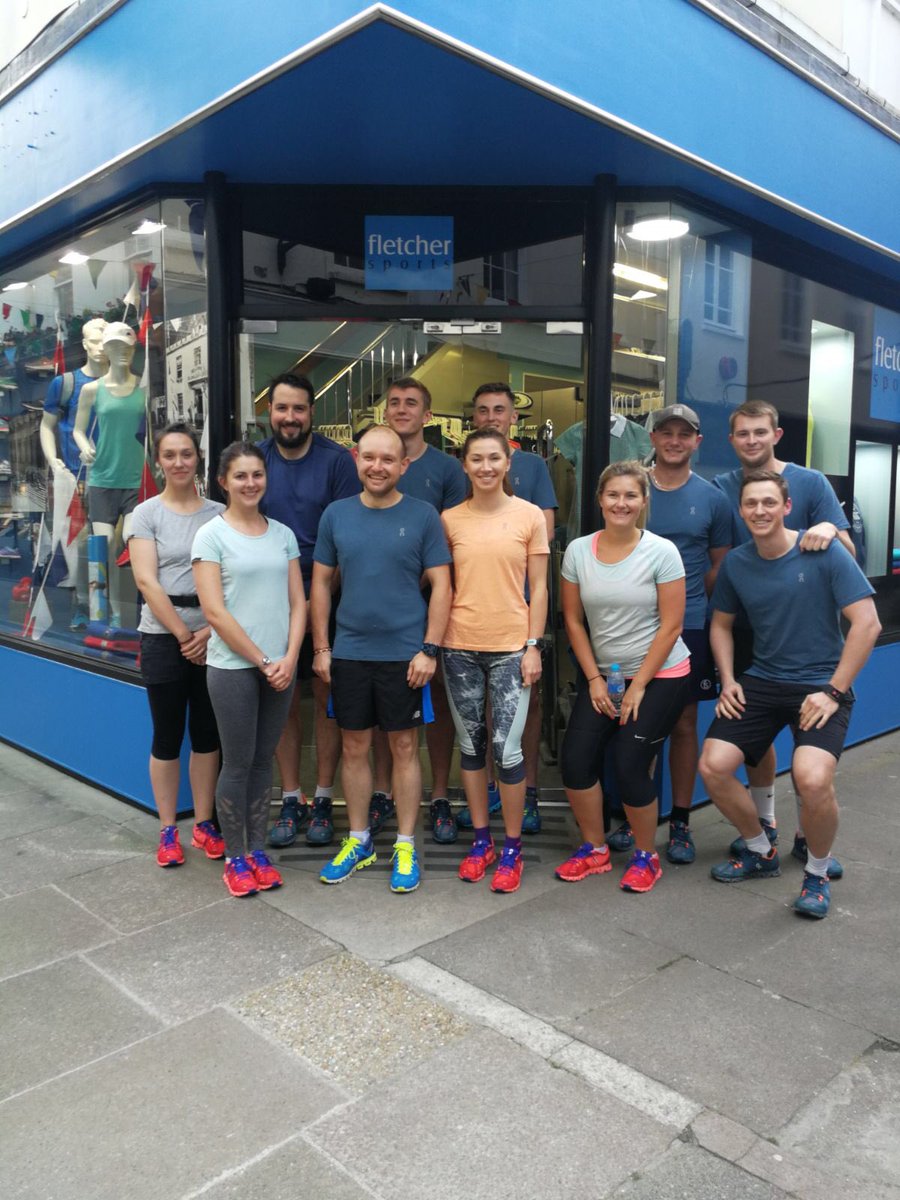 FletcherSports's tweet photo. Beautiful evening with @on_runningUK for a #runningremixed event trying out the Cloud X shoes. Thanks to all that came along. #onrunning #runonclouds https://t.co/ROsVvXZRyf