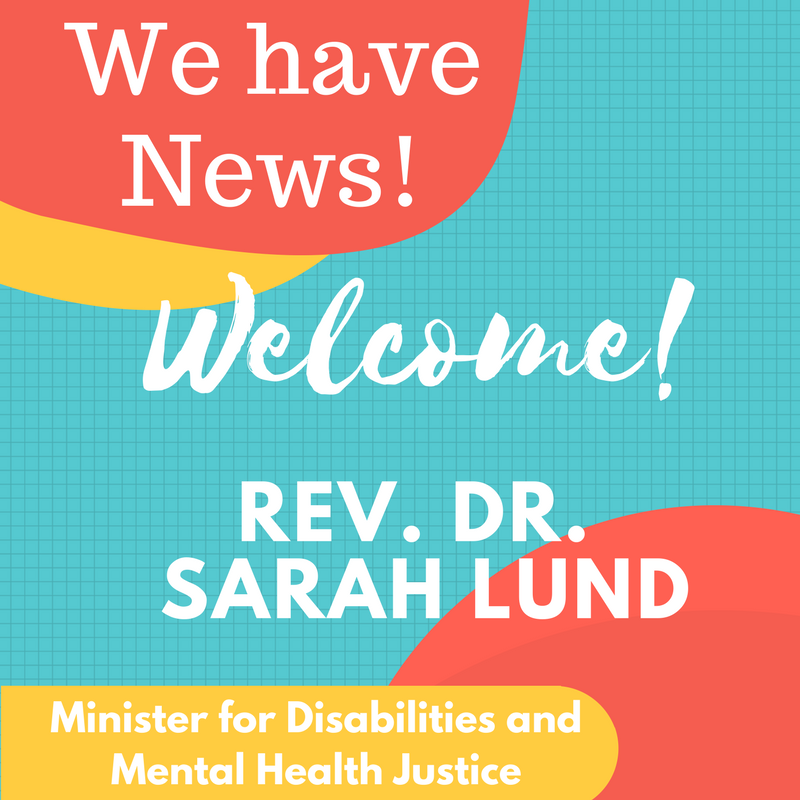 UCCDisMins's tweet photo. UCCDM welcomes Rev. Dr. Sarah Lund as the new Minister for Disabilities and Mental Health Justice https://t.co/Ph1HWuR1L0 #UCCDM @justice_ucc https://t.co/4BgJITVRIb